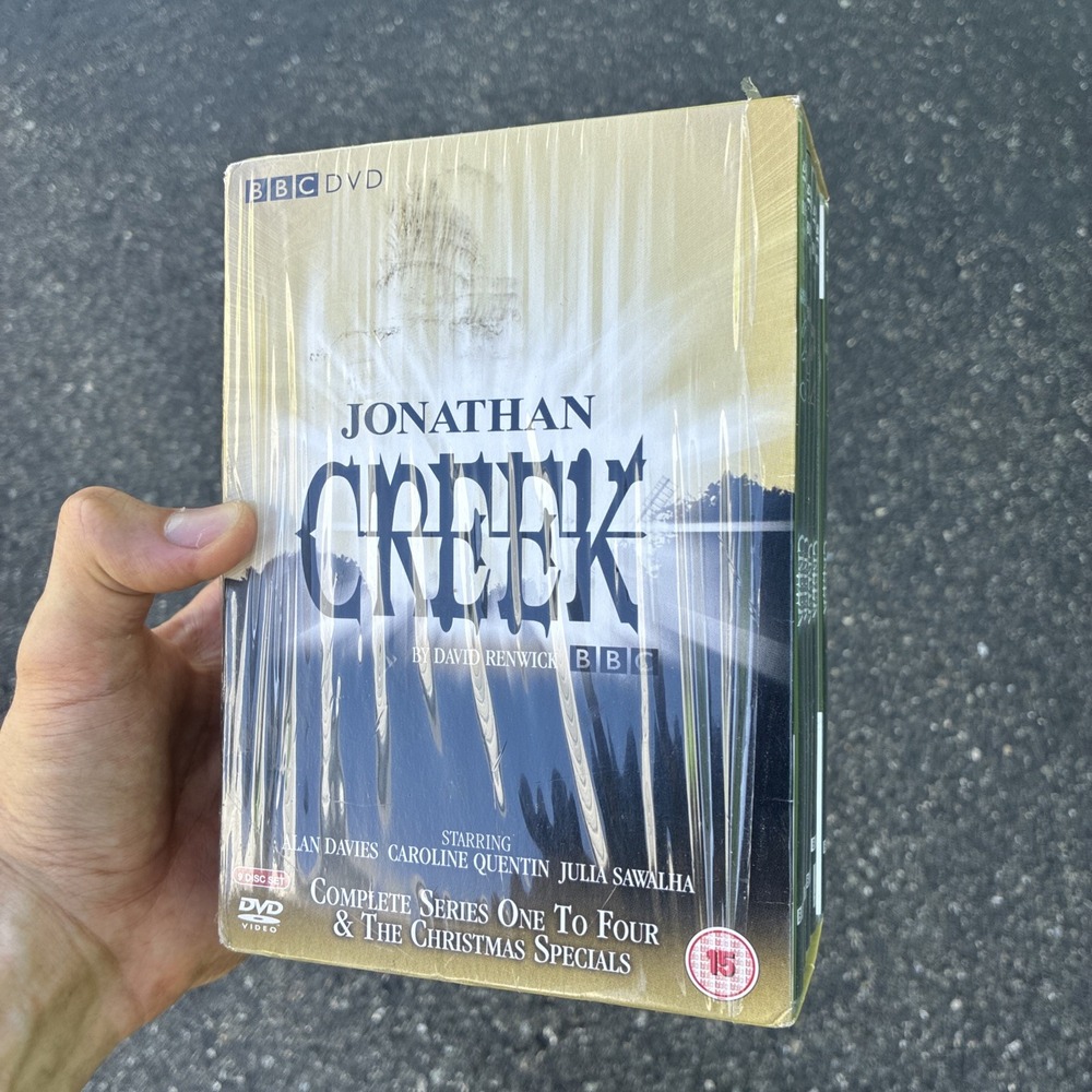 JONATHAN CREEK COMPLETE COLLECTION ON DVD REGION 2 UK SEAL TORN  COMPLETE!